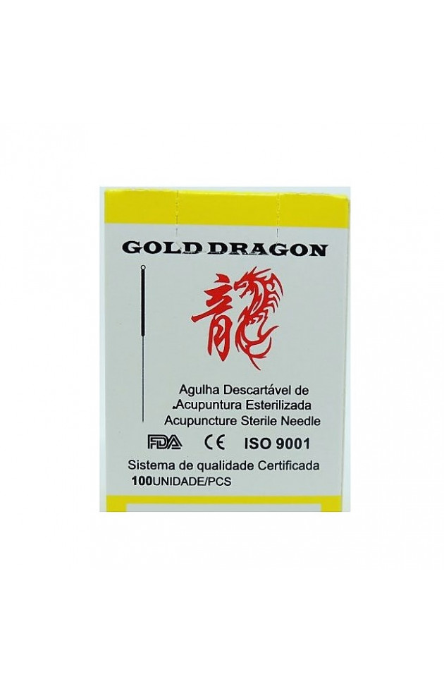 Agulha Gold Dragon Individual 0,25x30mm com 100 unid - 1